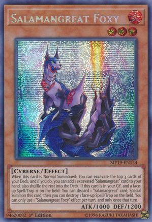 Salamangrande Foxy [MP19-EN154] Prismatique Secret Rare 