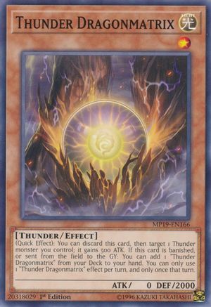 Thunder Dragonmatrix [MP19-EN166] Common