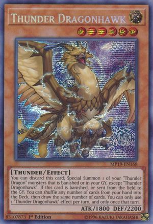 Thunder Dragonhawk [MP19-EN168] Prismatic Secret Rare - Yu-Gi-Oh! - Card Brawlers | Quebec | Canada |