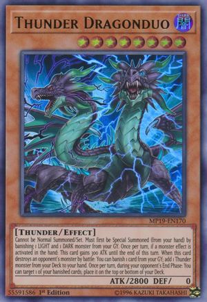 Thunder Dragonduo [MP19-EN170] Ultra Rare - Yu-Gi-Oh! - Card Brawlers | Quebec | Canada |
