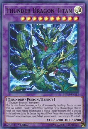 Thunder Dragon Titan [MP19-EN182] Ultra Rare - Yu-Gi-Oh! - Card Brawlers | Quebec | Canada |