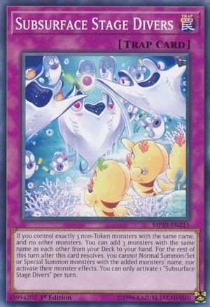 Subsurface Stage Divers [MP19-EN215] Common - Yu-Gi-Oh! - Card Brawlers | Quebec | Canada |