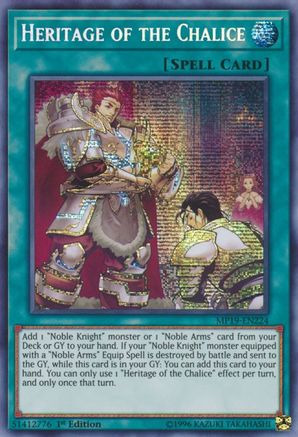 Heritage of the Chalice [MP19-EN224] Prismatic Secret Rare - Yu-Gi-Oh! - Card Brawlers | Quebec | Canada |