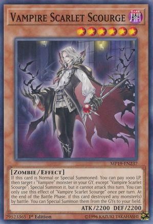 Vampire Scarlet Scourge [MP19-EN237] Common - Yu-Gi-Oh! - Card Brawlers | Quebec | Canada |
