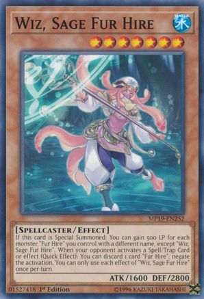 Wiz, Sage Fur Hire [MP19-EN252] Common - Yu-Gi-Oh! - Card Brawlers | Quebec | Canada |