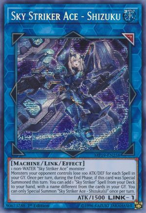Sky Striker Ace - Shizuku [MP19-EN258] Prismatic Secret Rare - Yu-Gi-Oh! - Card Brawlers | Quebec | Canada |