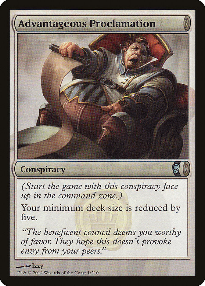 Advantageous Proclamation [Conspiracy] - Magic: The Gathering - Card Brawlers | Quebec | Canada |
