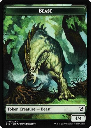 Beast (014) // Wurm Double-Sided Token (C19-14 // 21) - Commander 2019 - Commander 2019 - Card Brawlers | Quebec | Canada |