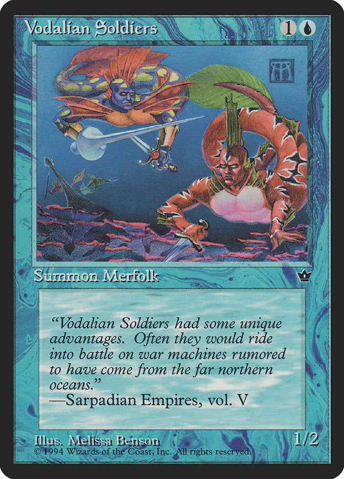 Vodalian Soldiers (Melissa A. Benson) [Fallen Empires] - Magic: The Gathering - Card Brawlers | Quebec | Canada |