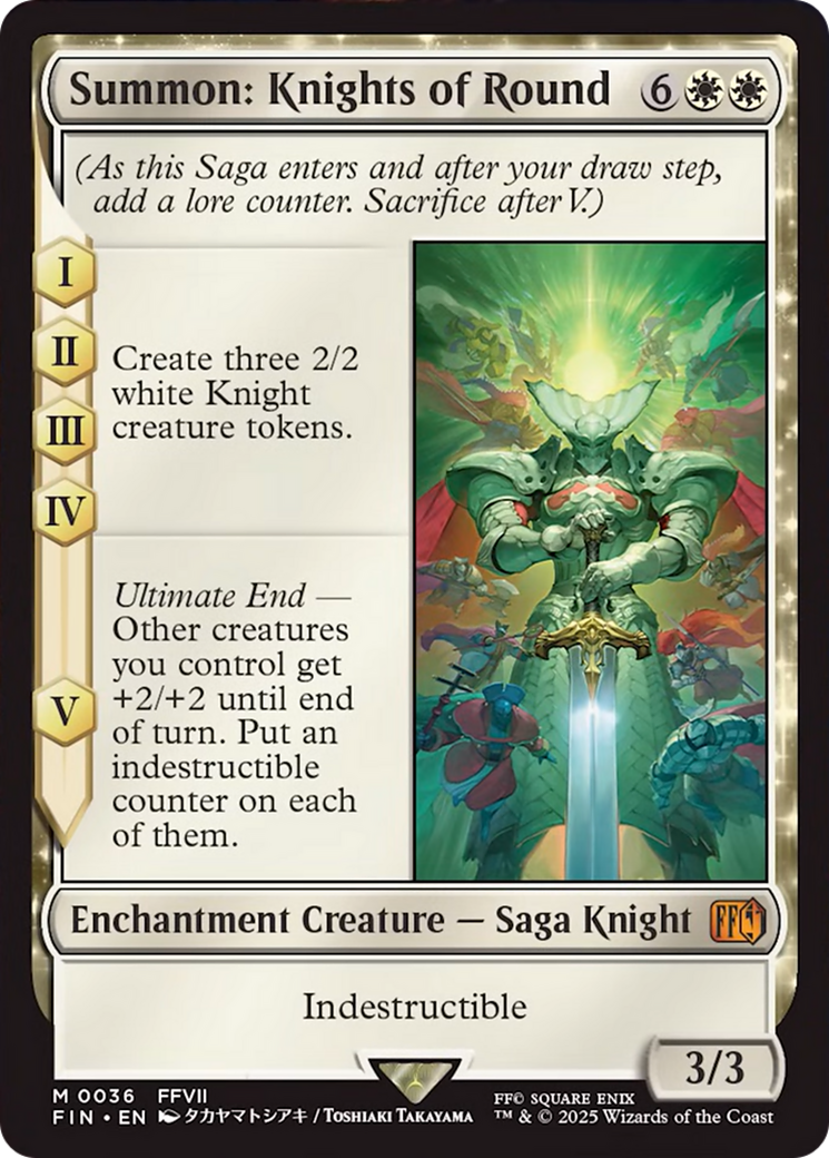 Summon: Knights of Round [FINAL FANTASY] - Magic: The Gathering - Card Brawlers | Quebec | Canada |