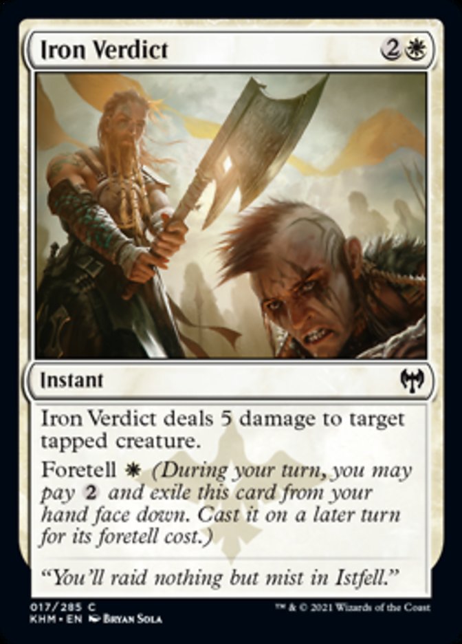 Iron Verdict [Kaldheim] - Magic: The Gathering - Card Brawlers | Quebec | Canada |