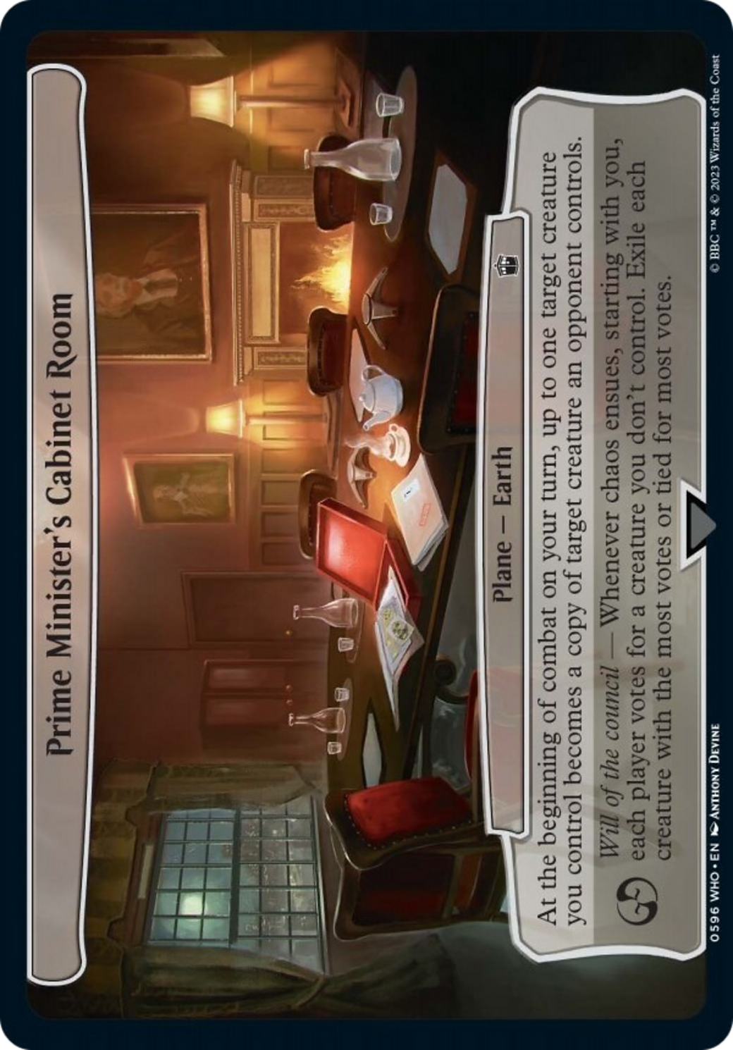 Prime Minister's Cabinet Room [Doctor Who] - Magic: The Gathering - Card Brawlers | Quebec | Canada |