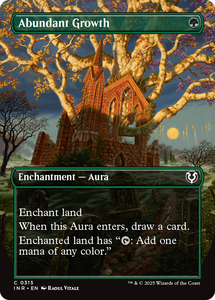 Abundant Growth (Borderless) [Innistrad Remastered] - Magic: The Gathering - Card Brawlers | Quebec | Canada |