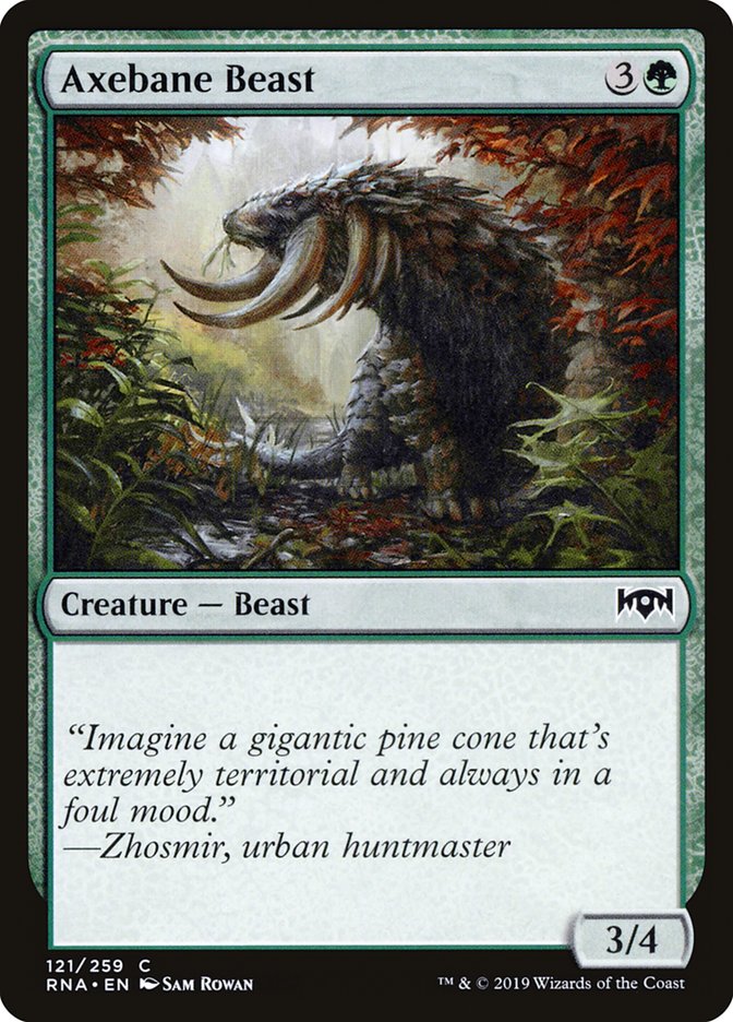 Axebane Beast [Ravnica Allegiance] - Magic: The Gathering - Card Brawlers | Quebec | Canada |