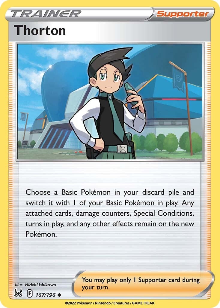 Thorton (167/196) [Sword & Shield: Lost Origin] - Pokémon - Card Brawlers | Quebec | Canada |