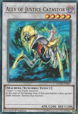Ally of Justice Catastor [DUDE-EN007] Ultra Rare - Yu-Gi-Oh! - Card Brawlers | Quebec | Canada |