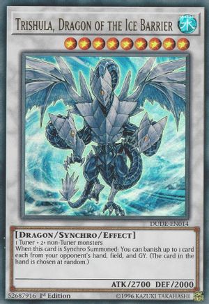 Trishula, Dragon of the Ice Barrier [DUDE-EN014] Ultra Rare - Yu-Gi-Oh! - Card Brawlers | Quebec | Canada |