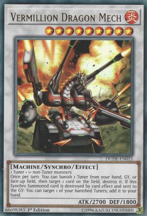 Vermillion Dragon Mech [DUDE-EN015] Ultra Rare - Yu-Gi-Oh! - Card Brawlers | Quebec | Canada |
