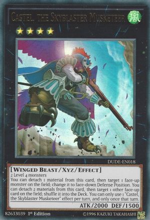 Castel, the Skyblaster Musketeer [DUDE-EN018] Ultra Rare - Yu-Gi-Oh! - Card Brawlers | Quebec | Canada |