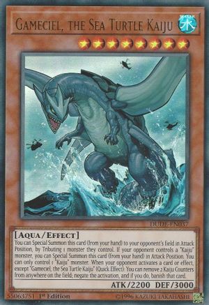 Gameciel, the Sea Turtle Kaiju [DUDE-EN037] Ultra Rare - Yu-Gi-Oh! - Card Brawlers | Quebec | Canada |