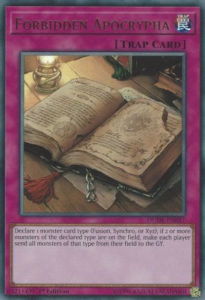 Forbidden Apocrypha [DUDE-EN047] Ultra Rare - Yu-Gi-Oh! - Card Brawlers | Quebec | Canada |