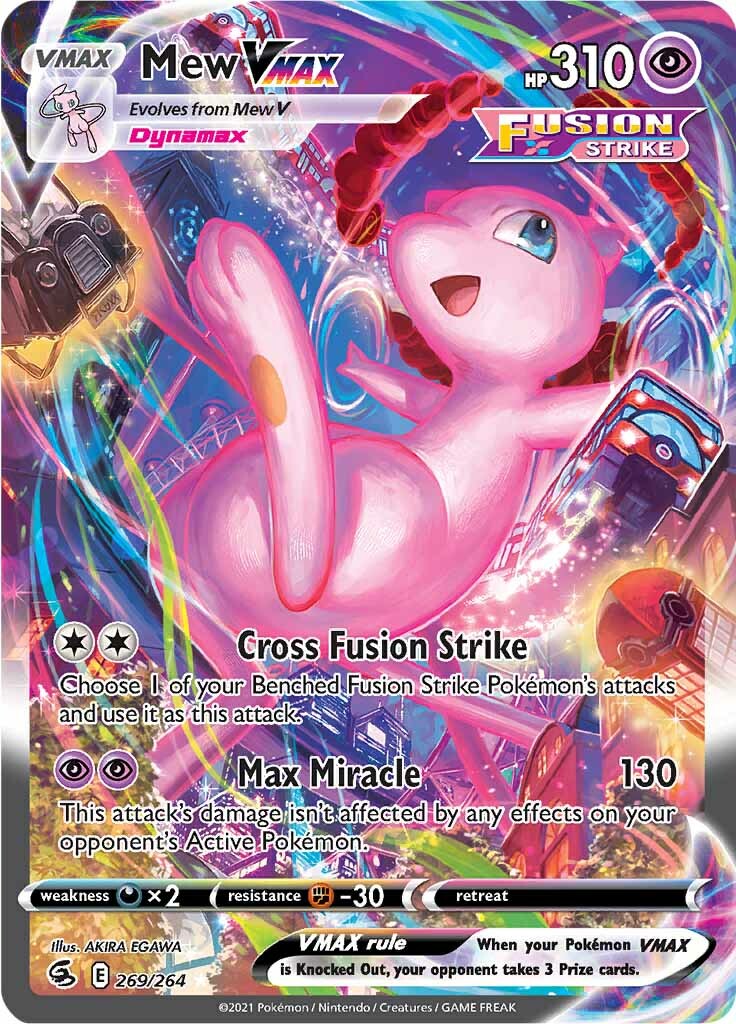 Mew VMAX (269/264) [Sword & Shield: Fusion Strike] - Pokémon - Card Brawlers | Quebec | Canada |