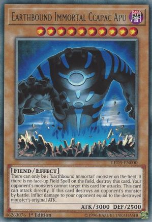 Earthbound Immortal Ccapac Apu [LED5-EN000] Rare - Yu-Gi-Oh! - Card Brawlers | Quebec | Canada |
