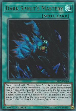 Dark Spirit's Mastery [LED5-EN004] Ultra Rare - Yu-Gi-Oh! - Card Brawlers | Quebec | Canada |