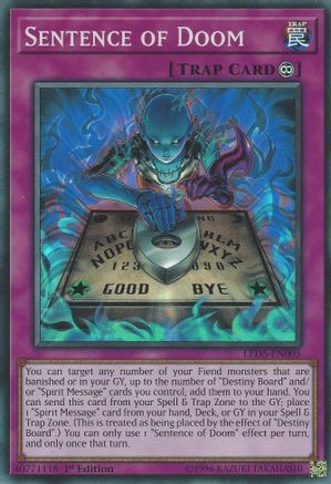 Sentence of Doom [LED5-EN005] Super Rare - Yu-Gi-Oh! - Card Brawlers | Quebec | Canada |