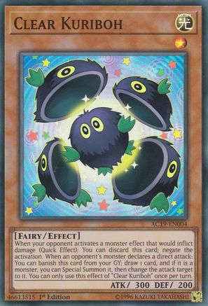 Clear Kuriboh [AC19-EN004] Super Rare - Yu-Gi-Oh! - Card Brawlers | Quebec | Canada |