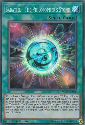 Sabatiel - The Philosopher's Stone [AC19-EN006] Super Rare - Yu-Gi-Oh! - Card Brawlers | Quebec | Canada |