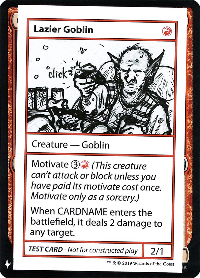 Lazier Goblin [Mystery Booster Playtest Cards] - Magic: The Gathering - Card Brawlers | Quebec | Canada |