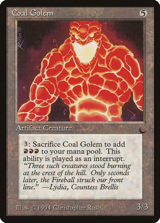 Coal Golem [The Dark] - Magic: The Gathering - Card Brawlers | Quebec | Canada |