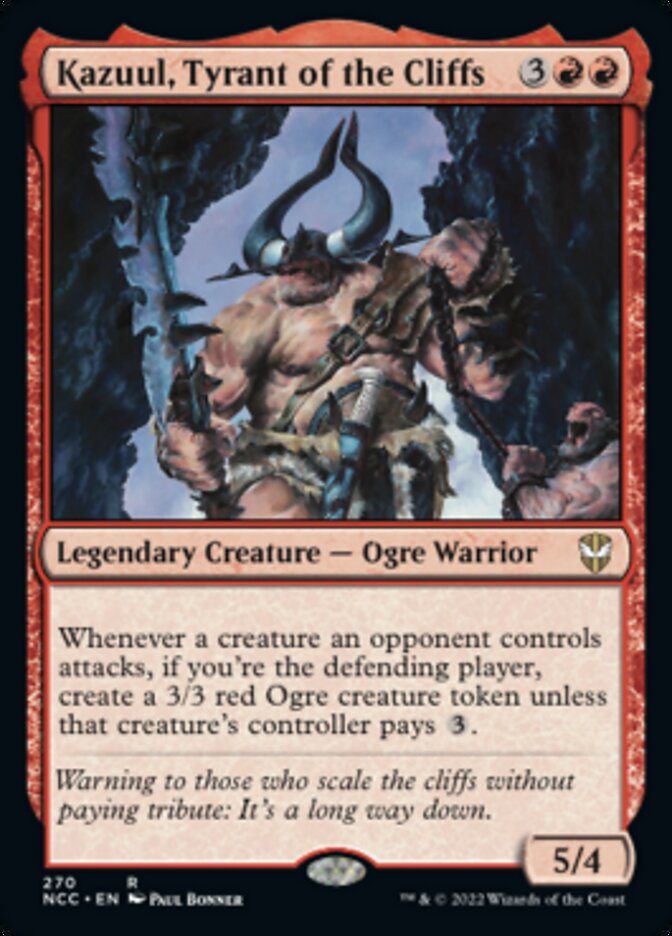 Kazuul, Tyrant of the Cliffs [Streets of New Capenna Commander] - Magic: The Gathering - Card Brawlers | Quebec | Canada |
