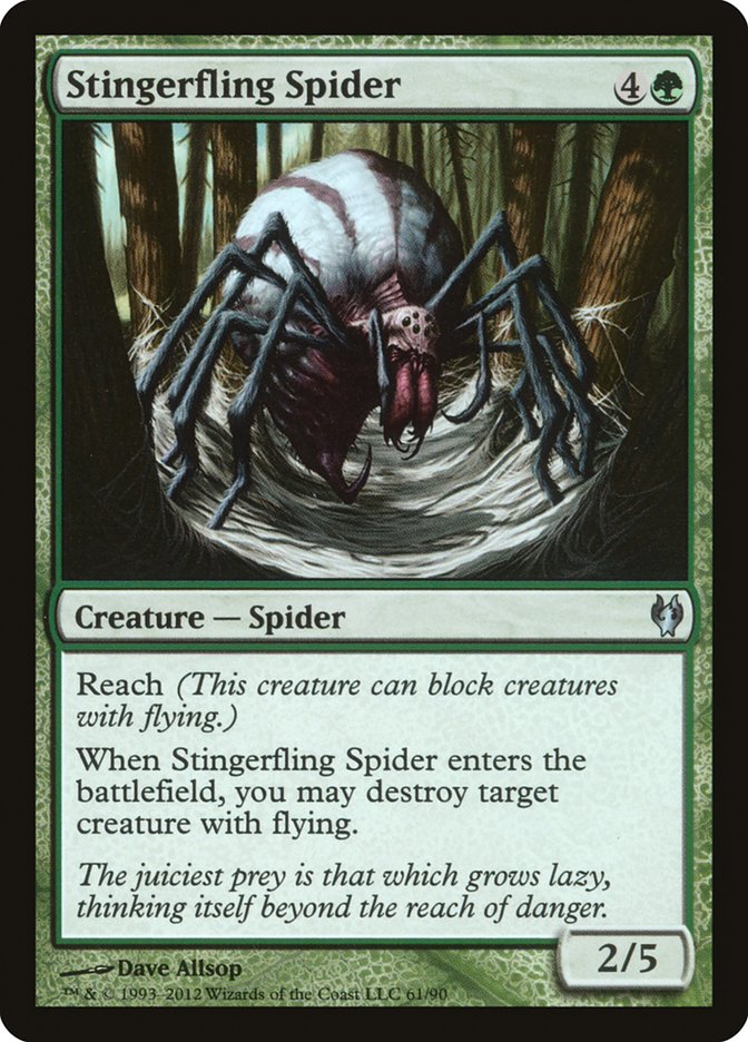 Stingerfling Spider [Duel Decks: Izzet vs. Golgari] - Magic: The Gathering - Card Brawlers | Quebec | Canada |