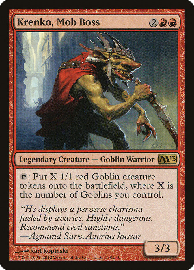 Krenko, Mob Boss [Magic 2013] - Magic: The Gathering - Card Brawlers | Quebec | Canada |