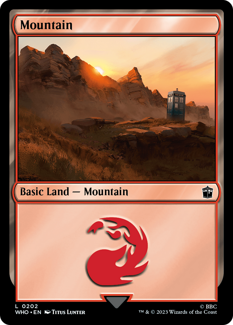 Mountain (0202) [Doctor Who] - Magic: The Gathering - Card Brawlers | Quebec | Canada |