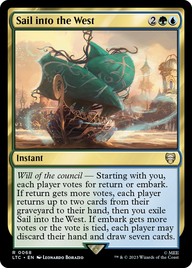 Sail into the West [The Lord of the Rings: Tales of Middle-Earth Commander] - Magic: The Gathering - Card Brawlers | Quebec | Canada |