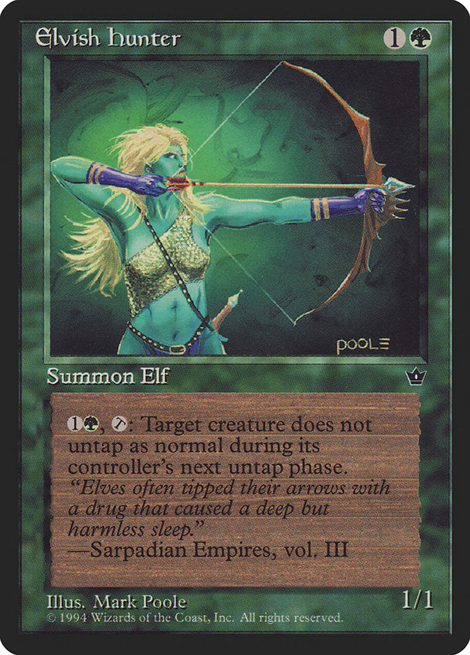 Elvish Hunter (Mark Poole) [Fallen Empires] - Magic: The Gathering - Card Brawlers | Quebec | Canada |