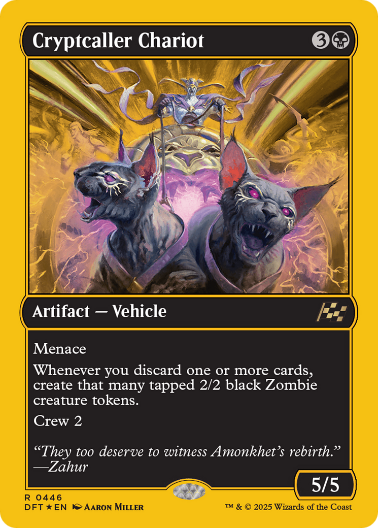 Cryptcaller Chariot (First-Place Foil) [Aetherdrift] - Magic: The Gathering - Card Brawlers | Quebec | Canada |