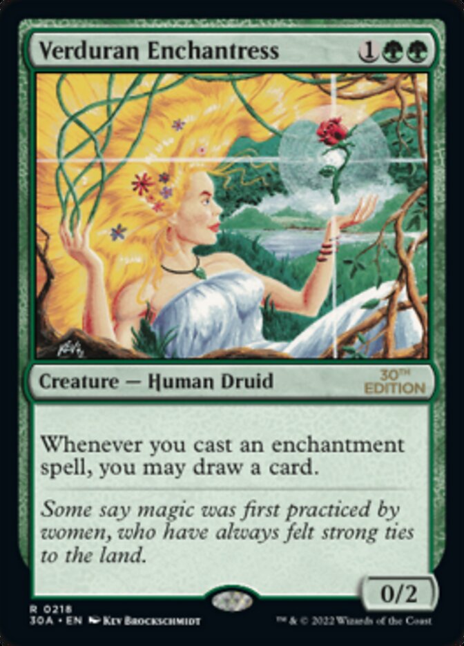 Verduran Enchantress [30th Anniversary Edition] - Magic: The Gathering - Card Brawlers | Quebec | Canada |