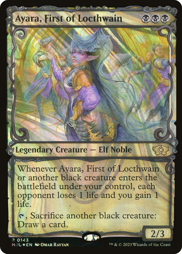 Ayara, First of Locthwain (Halo Foil) [Multiverse Legends] - Magic: The Gathering - Card Brawlers | Quebec | Canada |