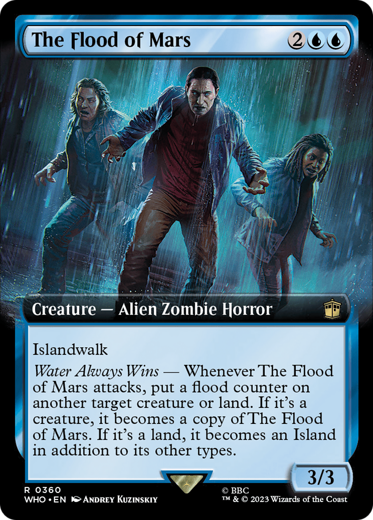 The Flood of Mars (Extended Art) [Doctor Who] - Magic: The Gathering - Card Brawlers | Quebec | Canada |