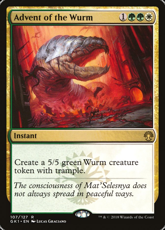 Advent of the Wurm [Guilds of Ravnica Guild Kit] - Magic: The Gathering - Card Brawlers | Quebec | Canada |