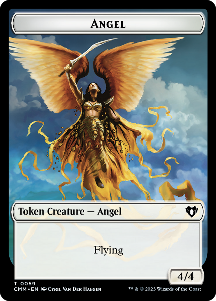 Copy (54) // Angel Double-Sided Token [Commander Masters Tokens] - Magic: The Gathering - Card Brawlers | Quebec | Canada |