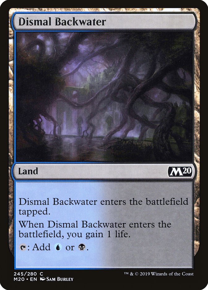 Dismal Backwater [Core Set 2020] - Magic: The Gathering - Card Brawlers | Quebec | Canada |