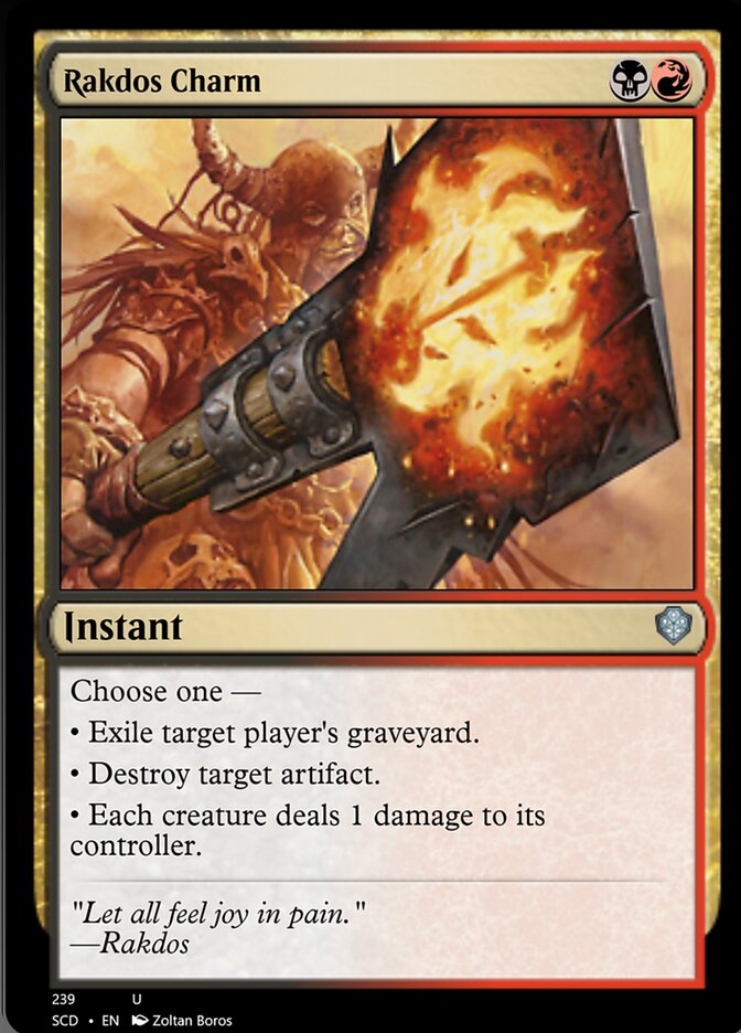 Rakdos Charm [Starter Commander Decks] - Magic: The Gathering - Card Brawlers | Quebec | Canada |