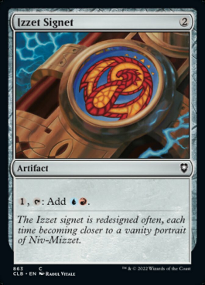 Izzet Signet [Commander Legends: Battle for Baldur's Gate] - Magic: The Gathering - Card Brawlers | Quebec | Canada |