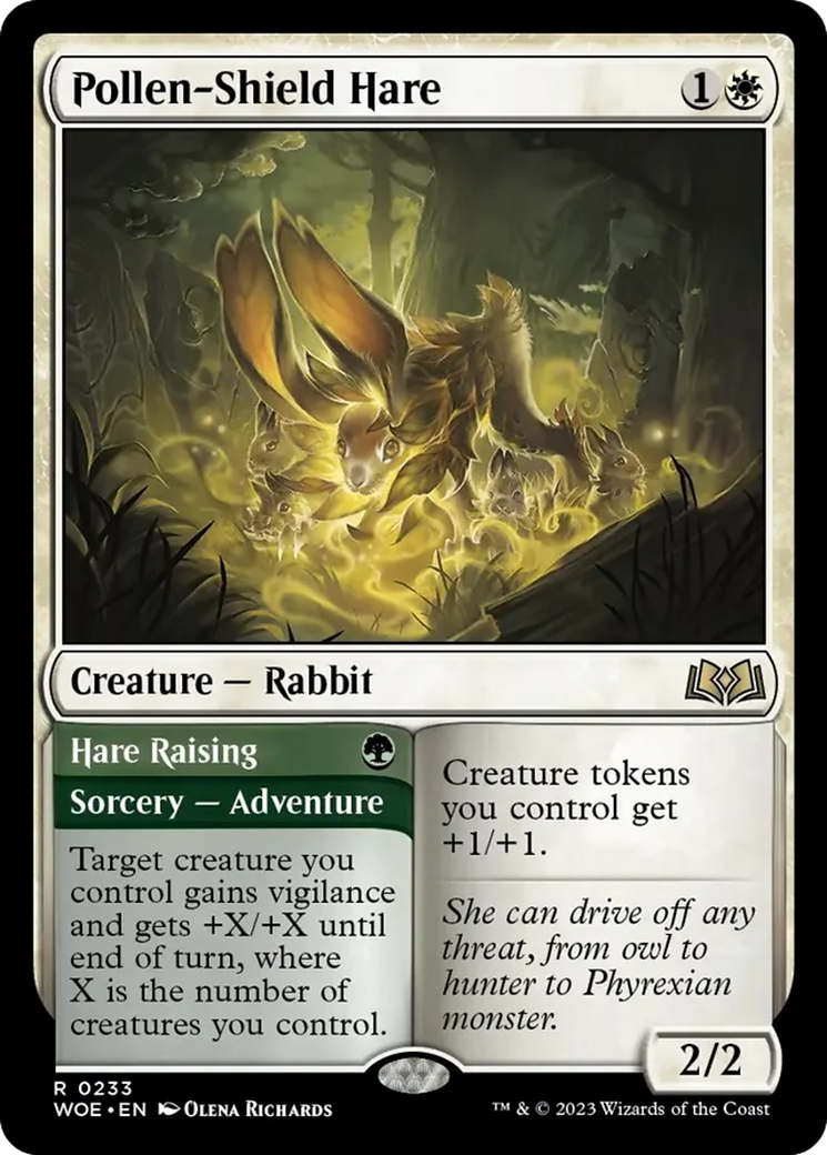 Pollen-Shield Hare // Hare Raising [Wilds of Eldraine] - Magic: The Gathering - Card Brawlers | Quebec | Canada |