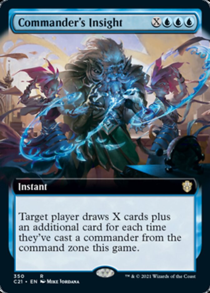 Commander's Insight (Extended Art) [Commander 2021] - Magic: The Gathering - Card Brawlers | Quebec | Canada |